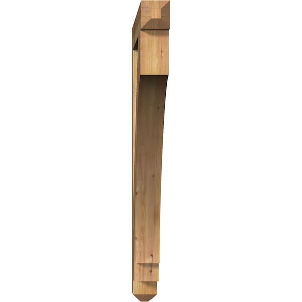 Imperial Craftsman Rough Sawn Bracket, Western Red Cedar, 4W X 46D X 46H